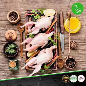fresh quail pack of 6 ea 1