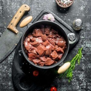 mutton liver frozen 500 grams 1